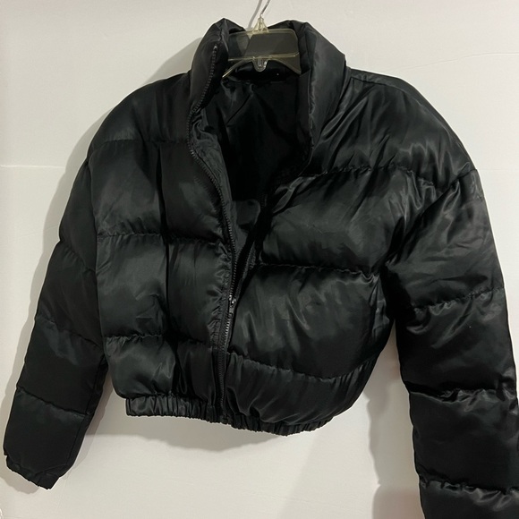 SHEIN Jackets & Blazers - SHEIN Black Puffer Jacket